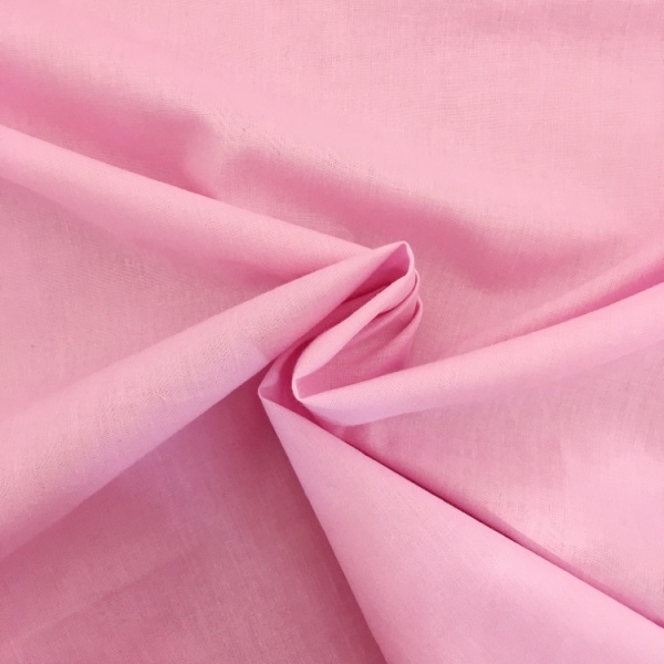 2.3 metre Polycotton BABY PINK